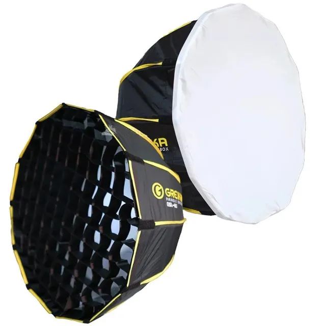Softbox 60cm Com Grid Greika Montagem Rápida Bowens 110v/220v
