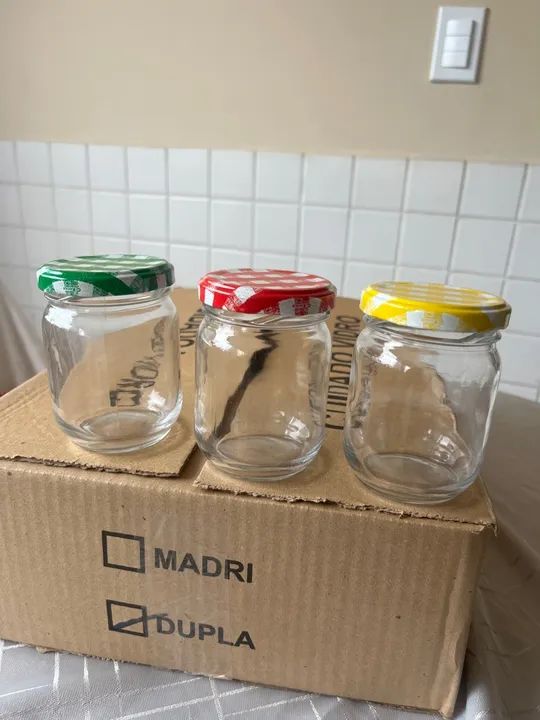 Pote de vidro 200 ml com tampa  - Foto 2