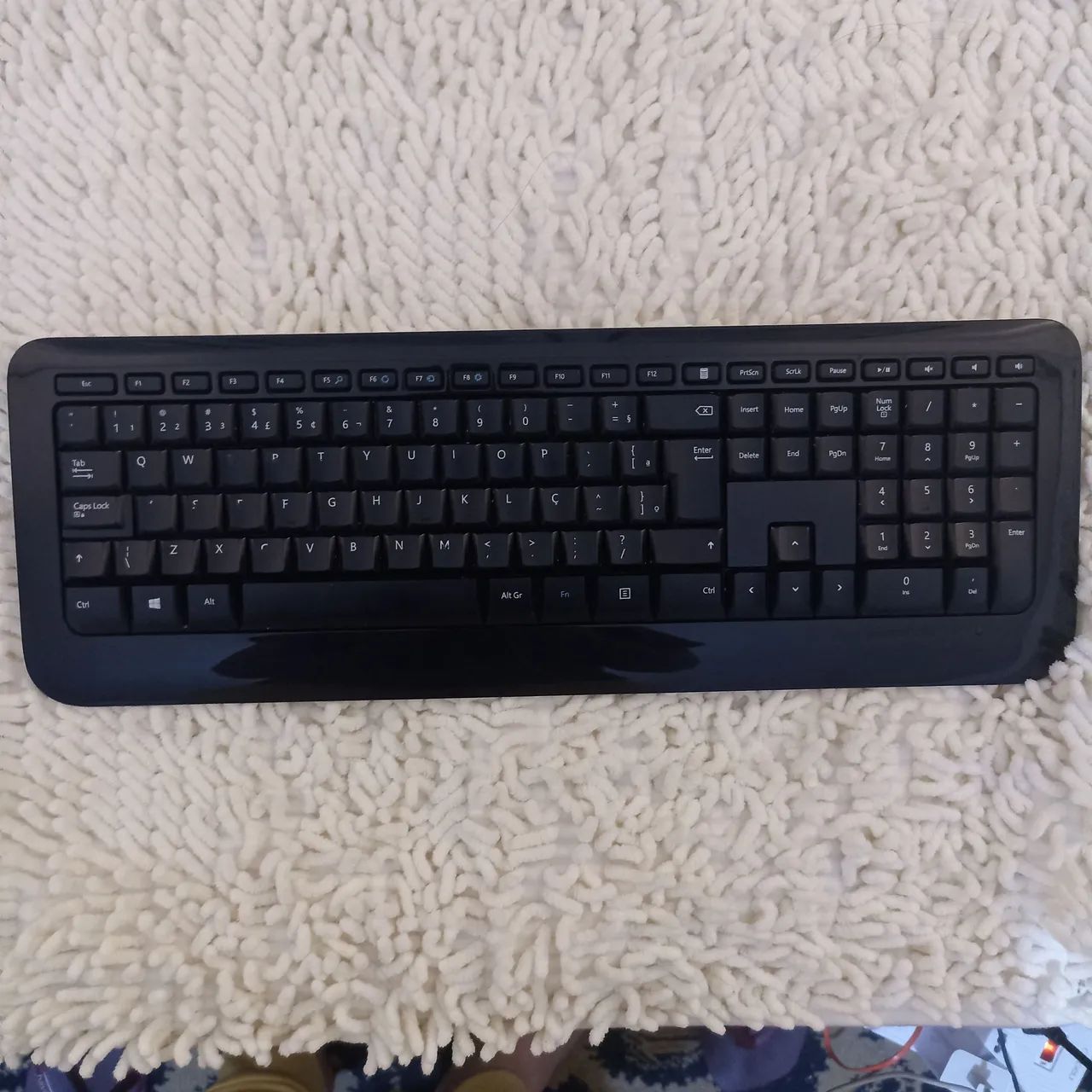 Teclado sem fio microsoft modelo wireless keyboard 85063825063848193121