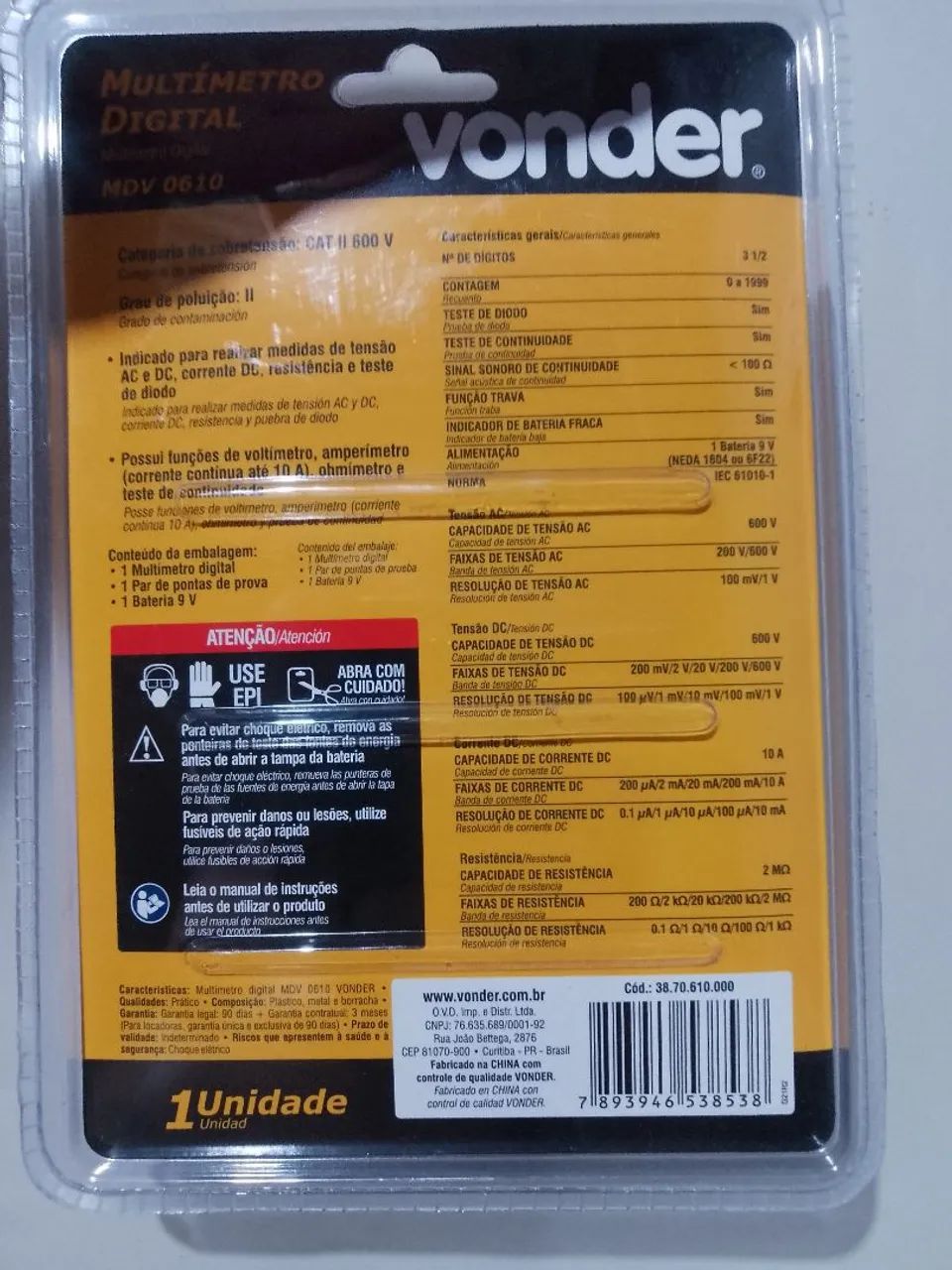 Multímetro Digital Bonder. - Foto 2