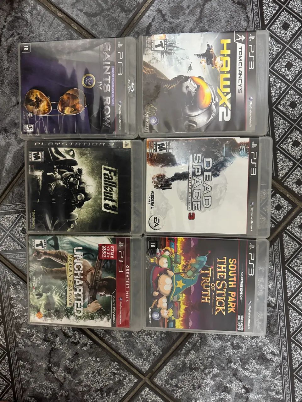 6 jogos ps3 