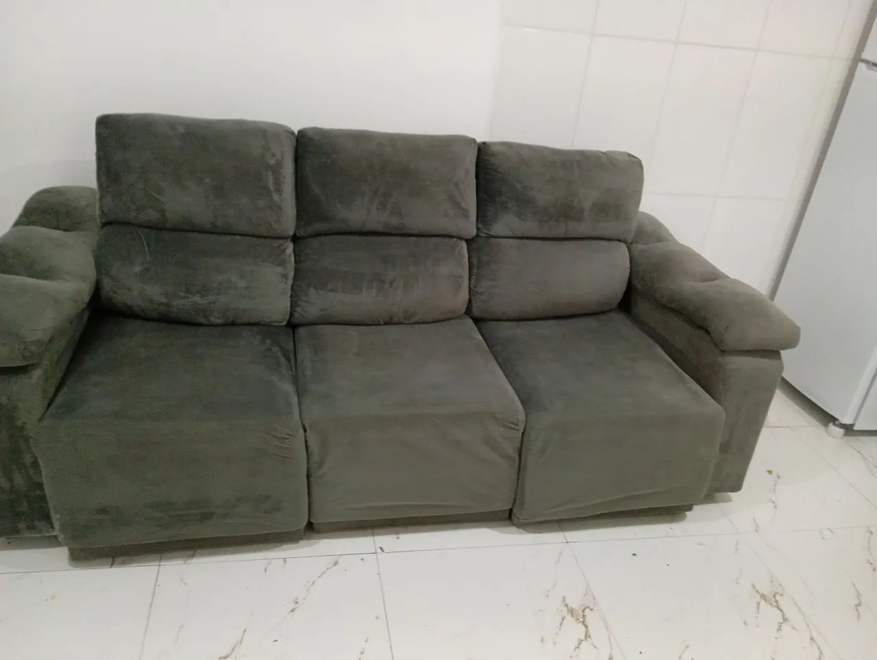Sofá retrátil 3 lugares