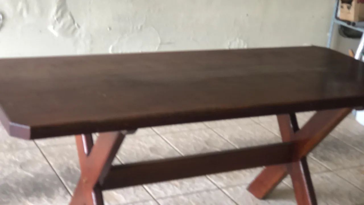 Mesa de madeira maciça 178/78 - Foto 2