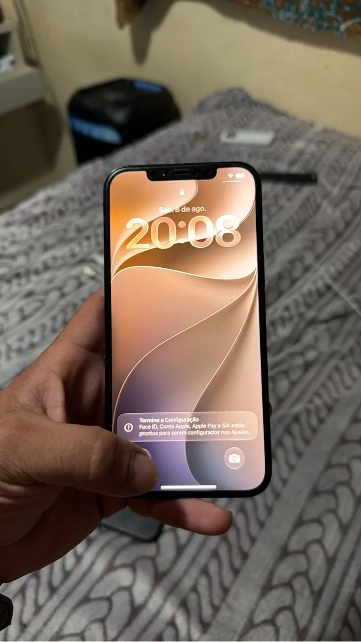 iPhone 12 Pro Max azul 128g todo original sem marca de uso  - Foto 2