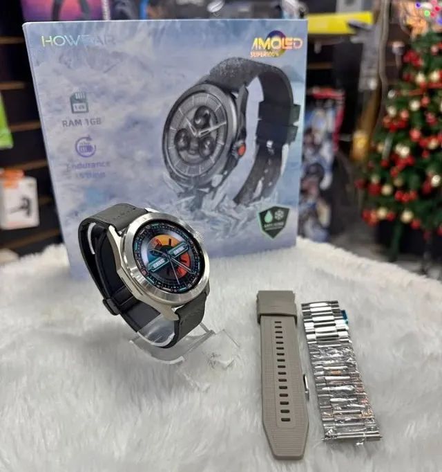 Smartwatch HW5 PRO+ Tela AMOLED Memória Interna 1GB Série Premium