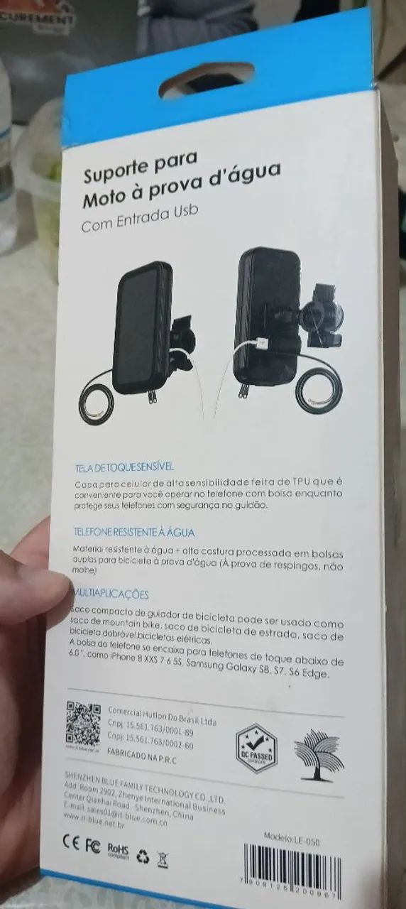 Suporte para moto e bicicleta com usb - Foto 2