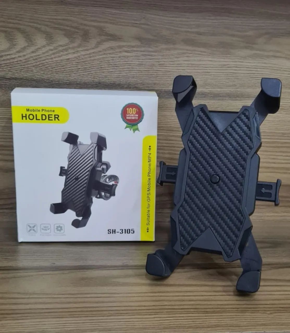Suporte de Celular para moto com ajuste automático