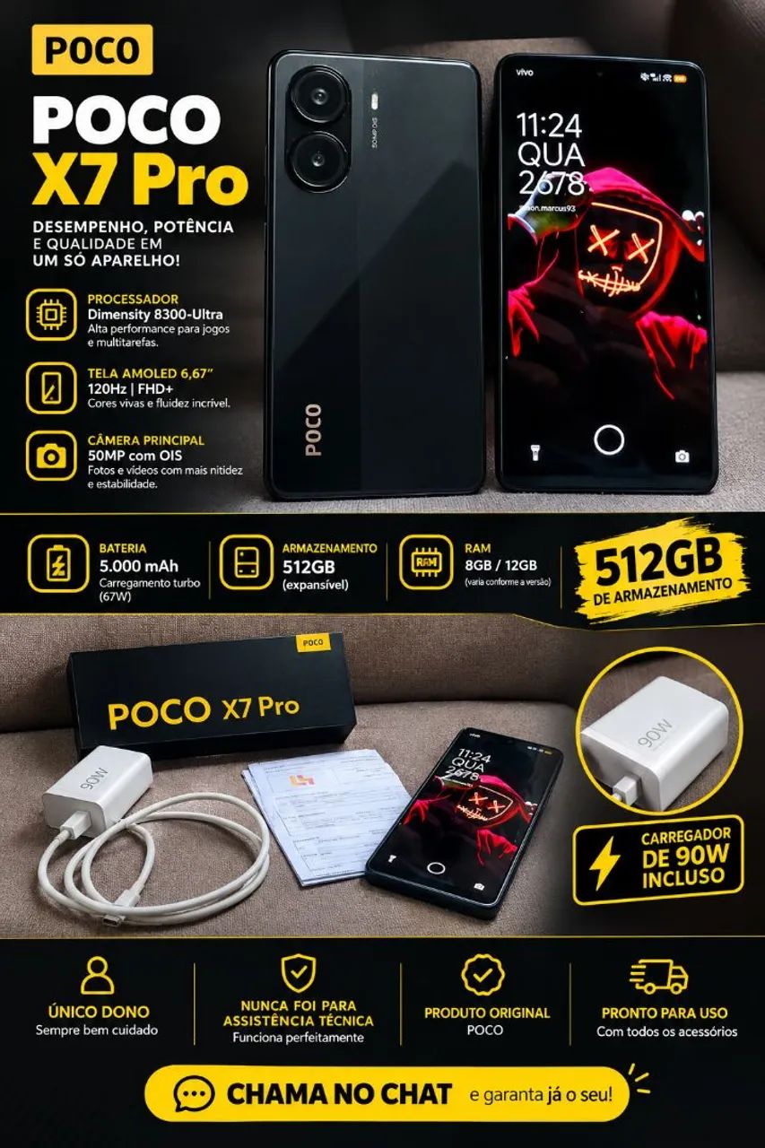 Poço X7 Pro