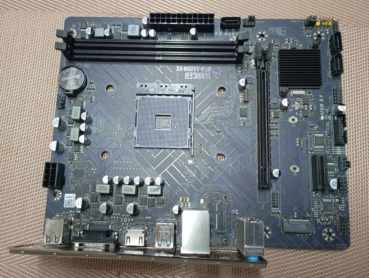 Placa Mae Mancer A520M-DX, DDR4,Socket AMD AM4, M-ATX, Chipset AMD A520 - Foto 2