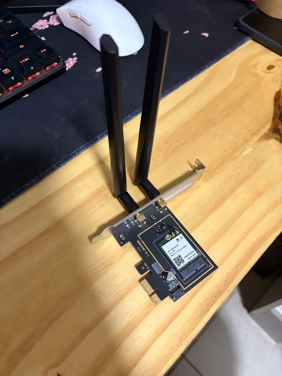 Placa de rede WiFi 6 e Bluetooth 5.2 para computador - Foto 2