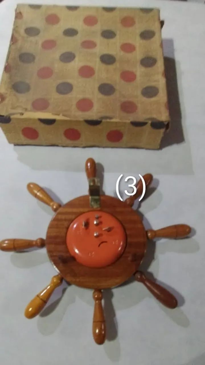 Relógio de parede Reloart Despertador- Corda Manual- Maquina de ferro - víntage - Foto 2