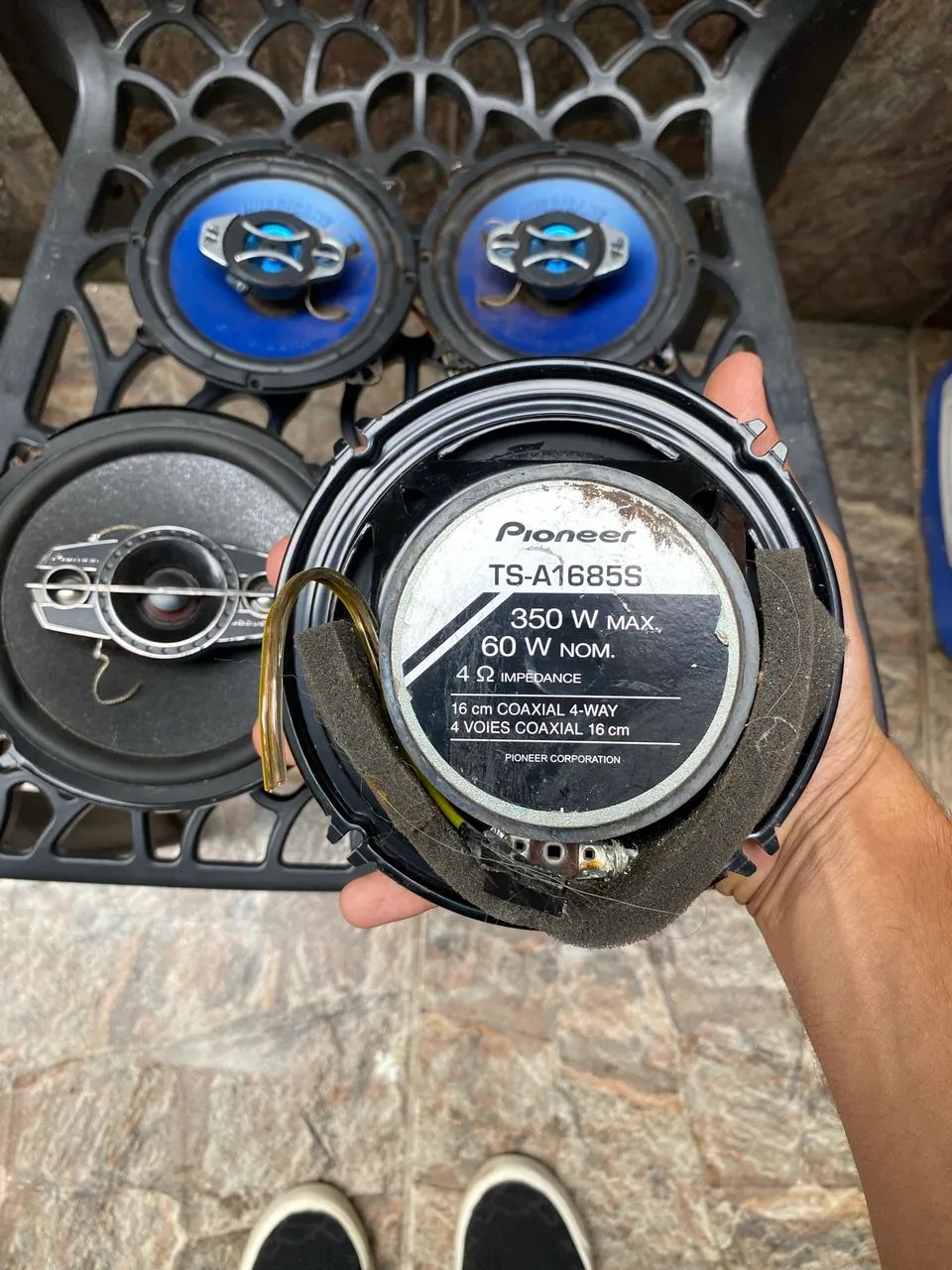 Par Alto Falantes Pionner 350w 4ohms 6polegadas - Foto 2