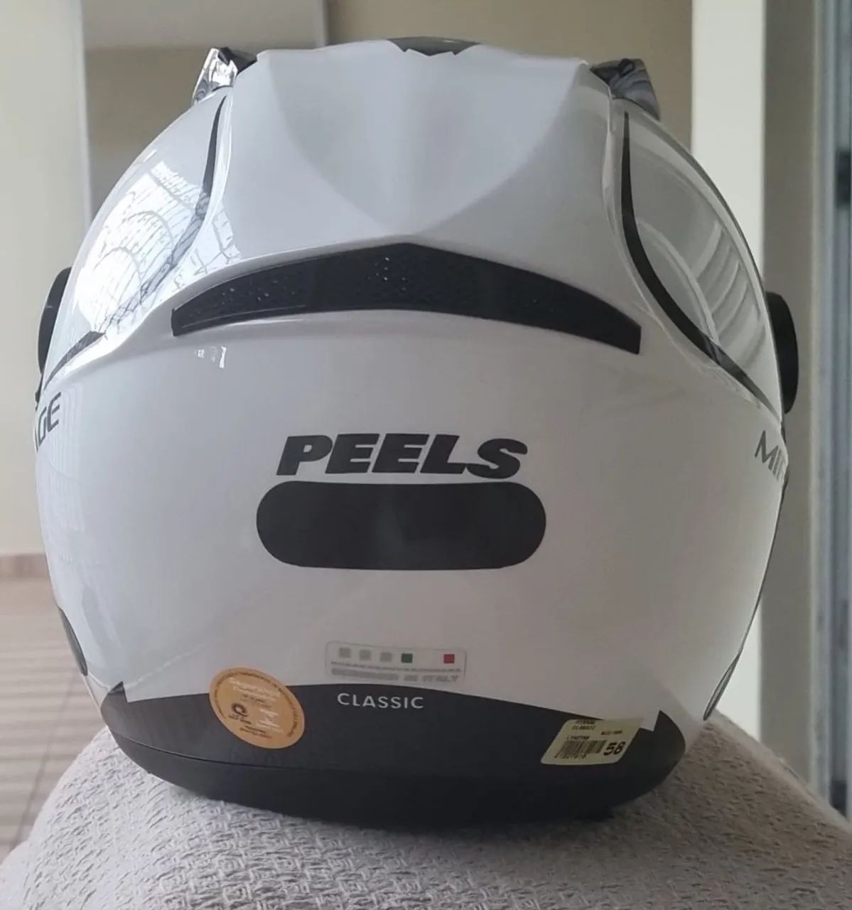Capacete Peels Mirage Classic Branco  - Foto 5