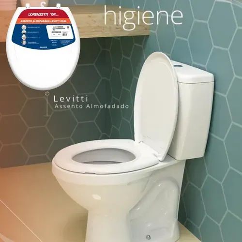 ASSENTO ALMOFADADO OVAL BRANCO LORENZETTI 7150111 - Foto 4