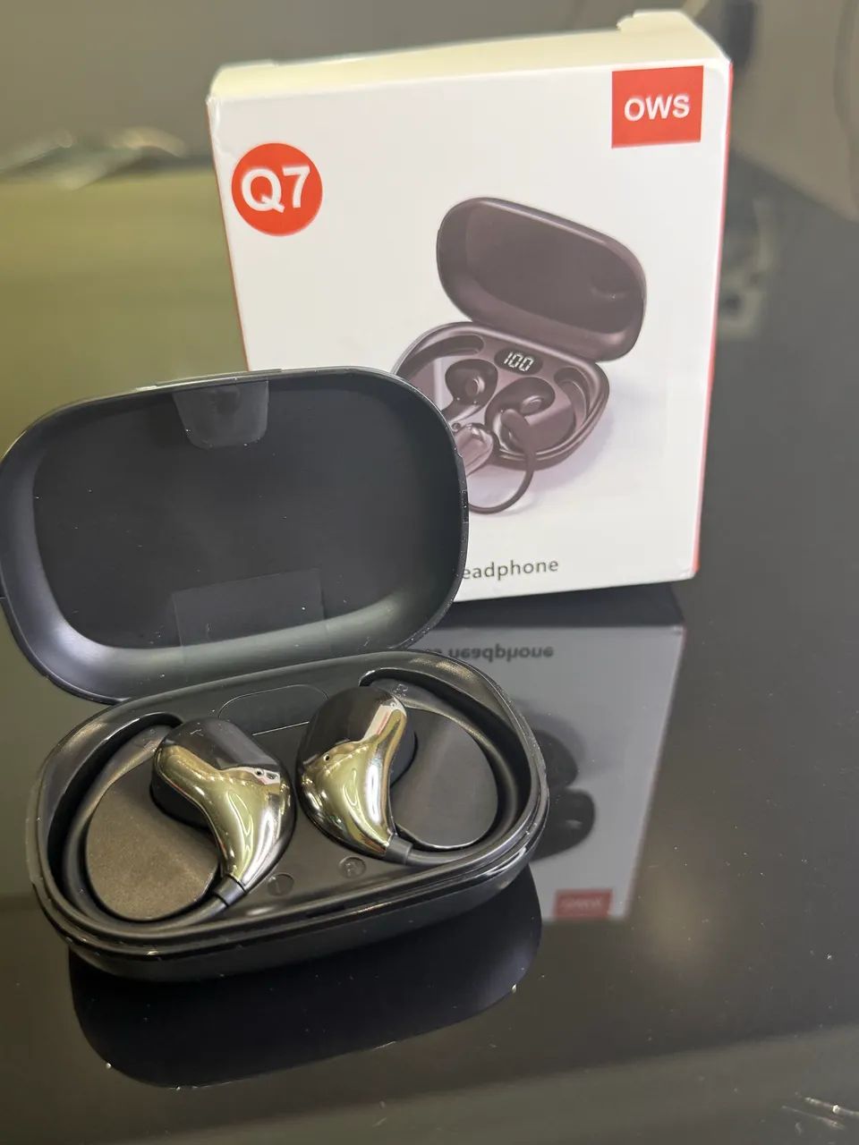 Fone Bluetooth sem fio com microfone  - Foto 2