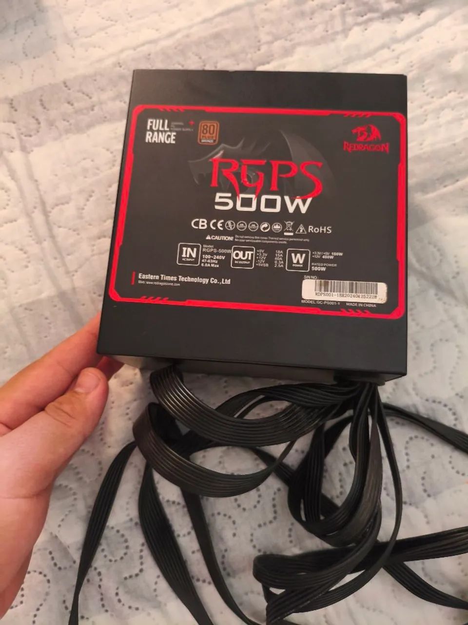 Fonte redragon RGPS 500 . 80 plus bronze  - Foto 4