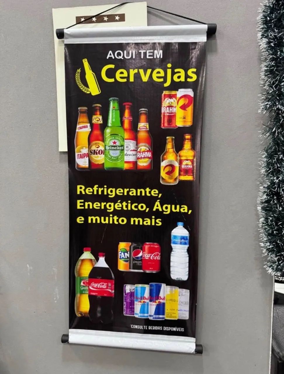 Vendo dois banners comércio bebida barato - Foto 2