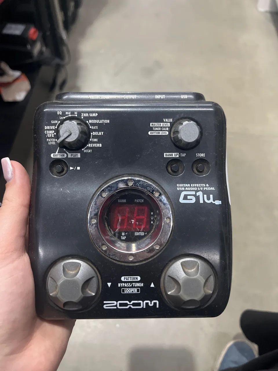 Pedaleira zoom g1u