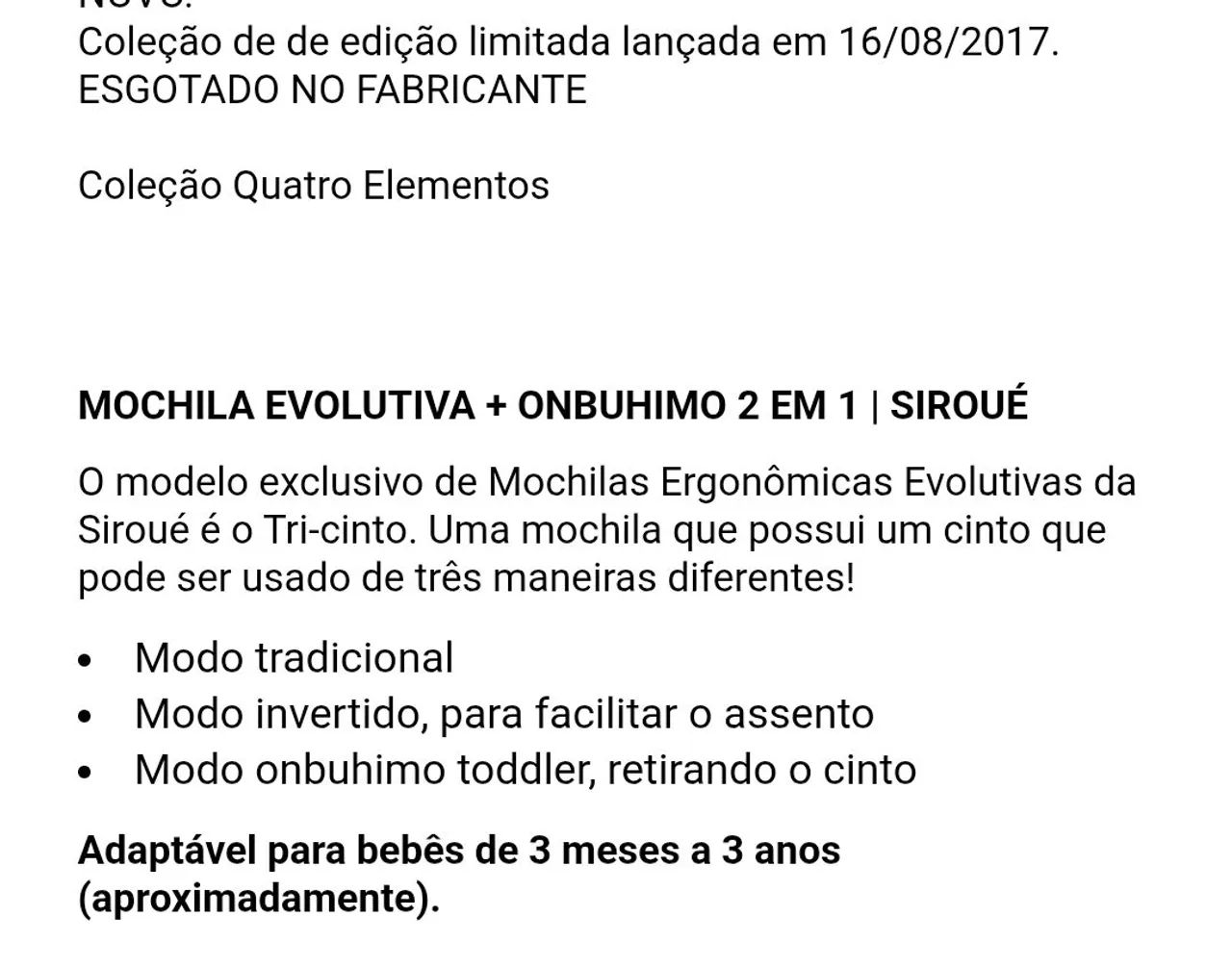 Sling siroue edição limitada - Foto 3
