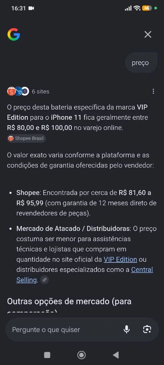 Bateria de iPhone 11 cheval Premium - Foto 2