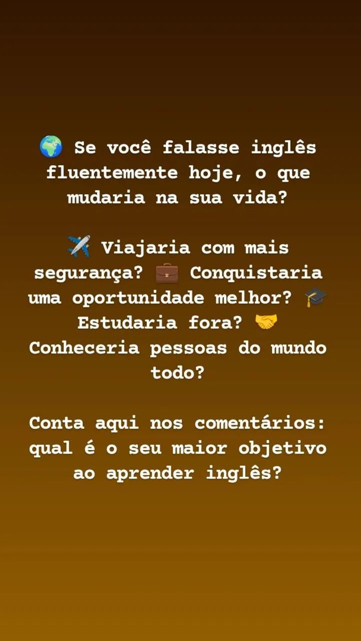 Desenvolvimento do inglês conforme o seu objetivo. - Foto 2