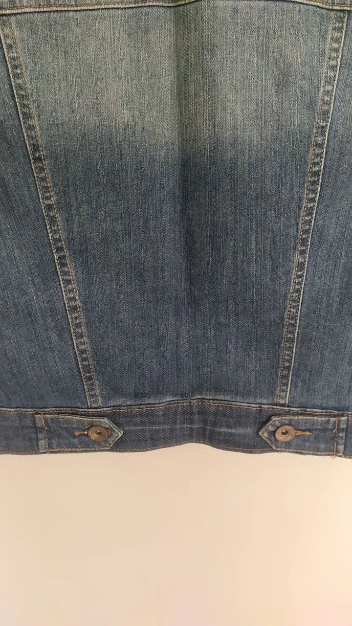 Colete jeans da opção Tam P  - Foto 5