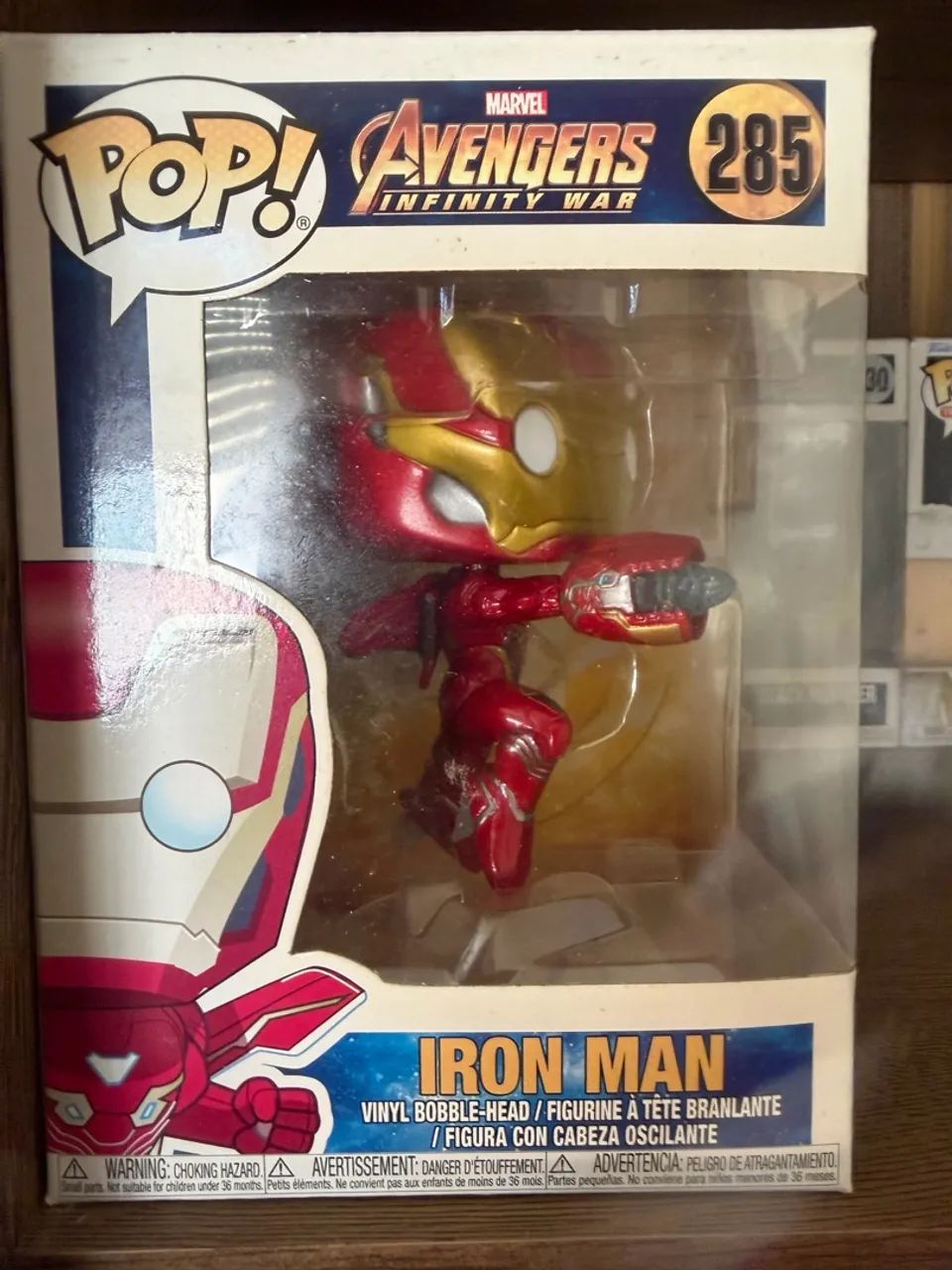 Funko Pop Iron Man 285 - Marvel original (Na Caixa / Novo