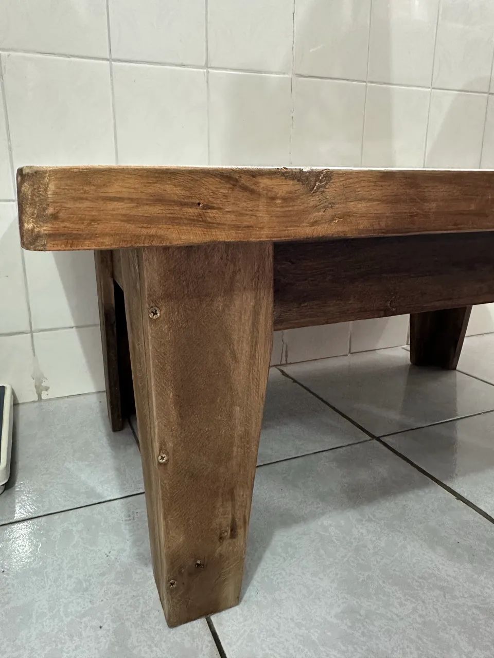 Mesa de centro rústica 