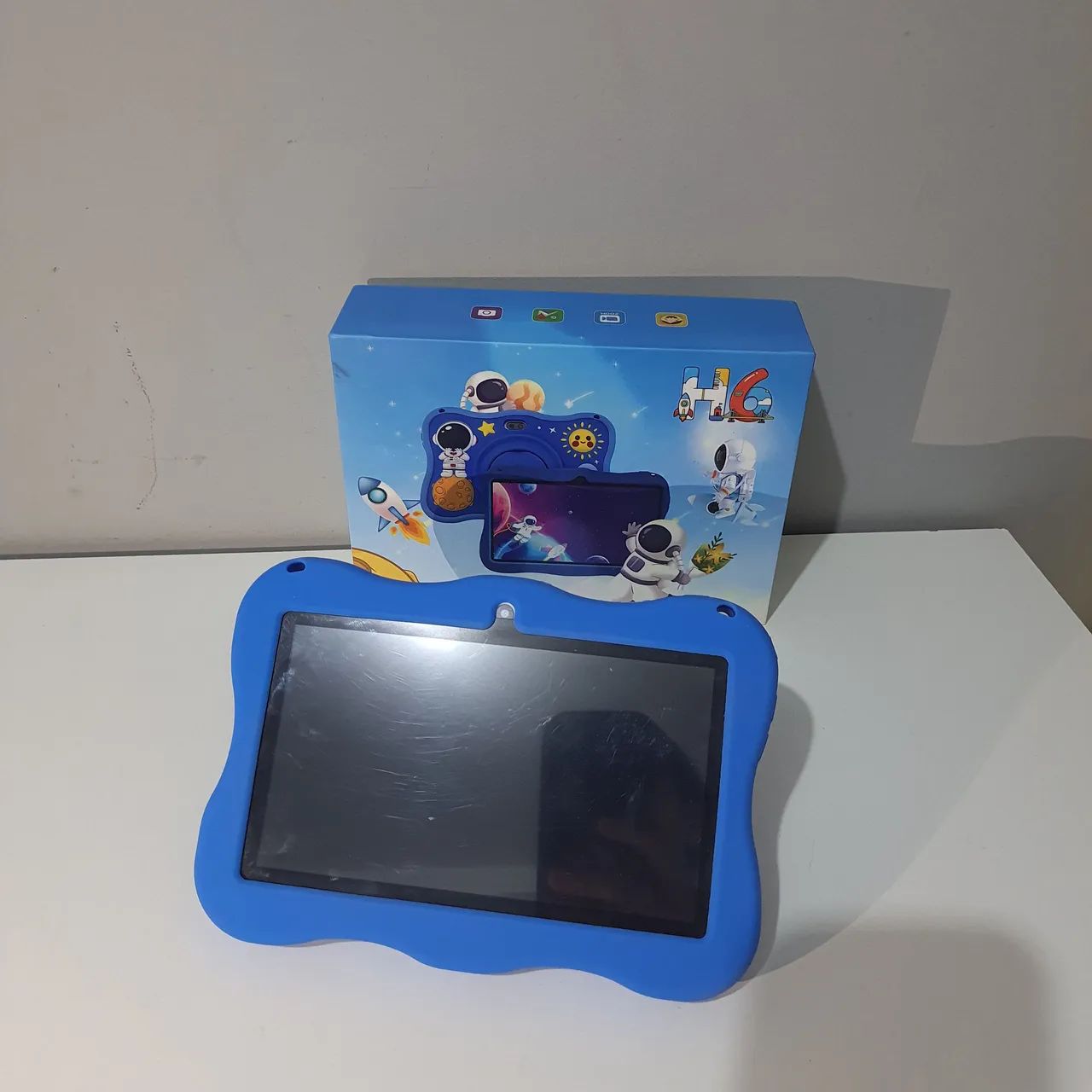 Tablet Infantil Android 7" H6/Q8 com Capa Protetora, Caixa Original e Acessórios - Foto 4