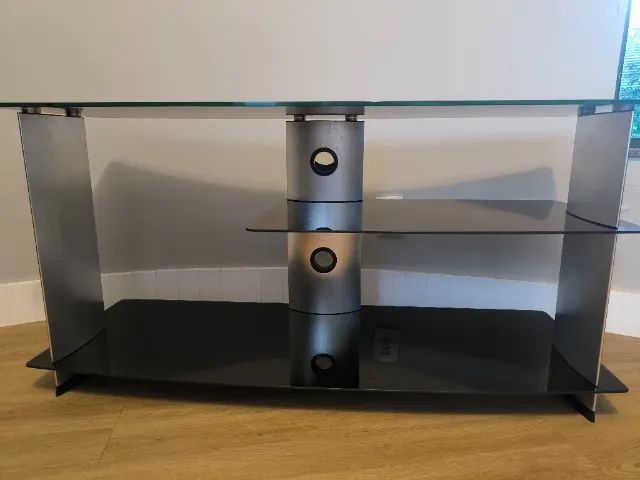 Rack de vidro e aço inox escovado - Foto 5
