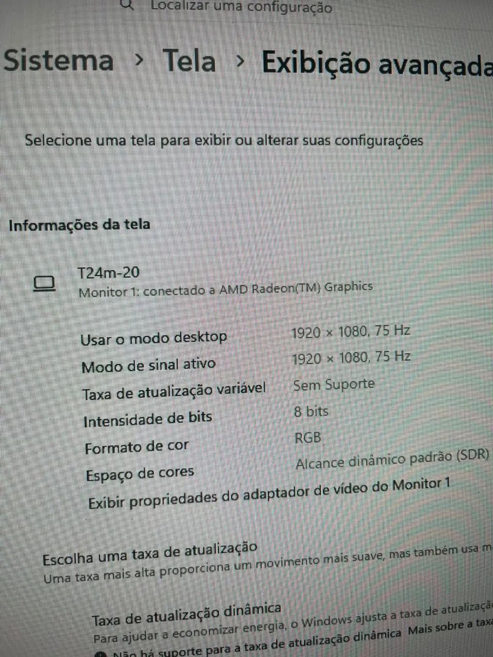 MONITOR THINKVISION LENOVO 24'5 POLEGADAS 75HZ - Foto 2