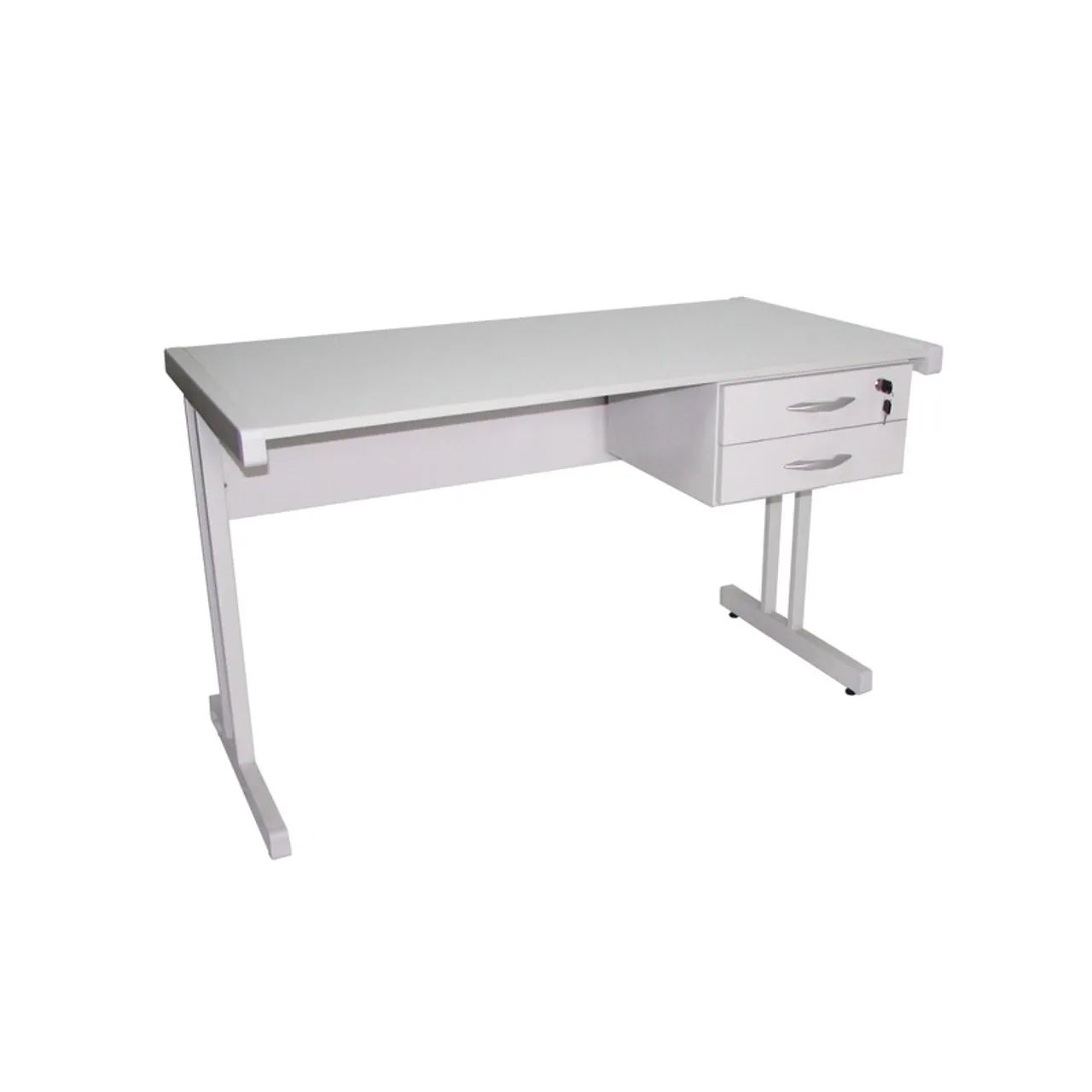 Mesa para escritório com 2 gavetas 