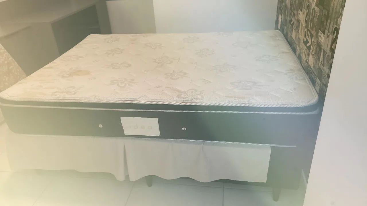 Cama casal colchao + base - Foto 3