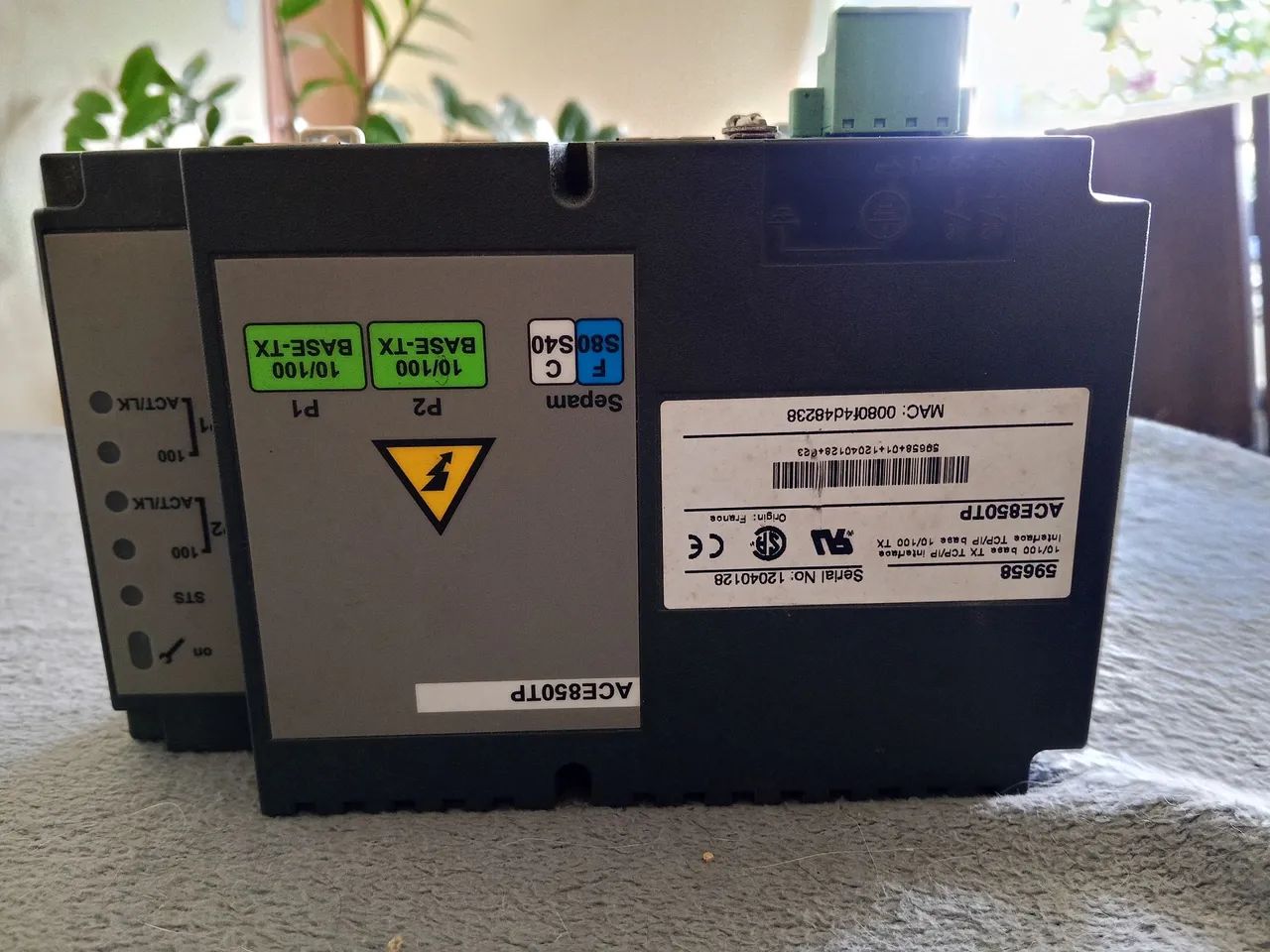 Modo de comunicação ACE850TP Schneider 