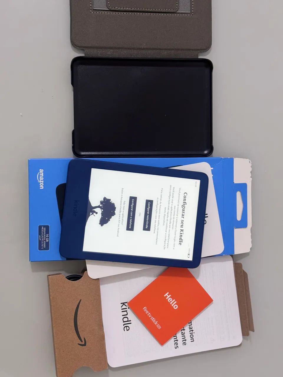 Kindle 11 geração 16GB azul novíssimo  - Foto 5
