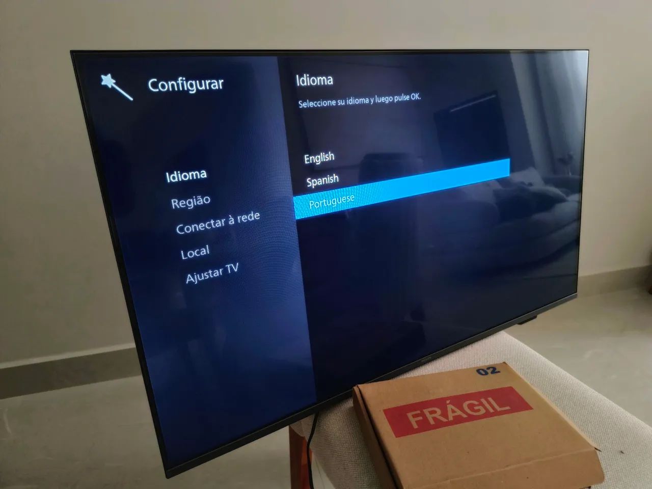 Tv smart 43 plihilips 4k mostruário  - Foto 4