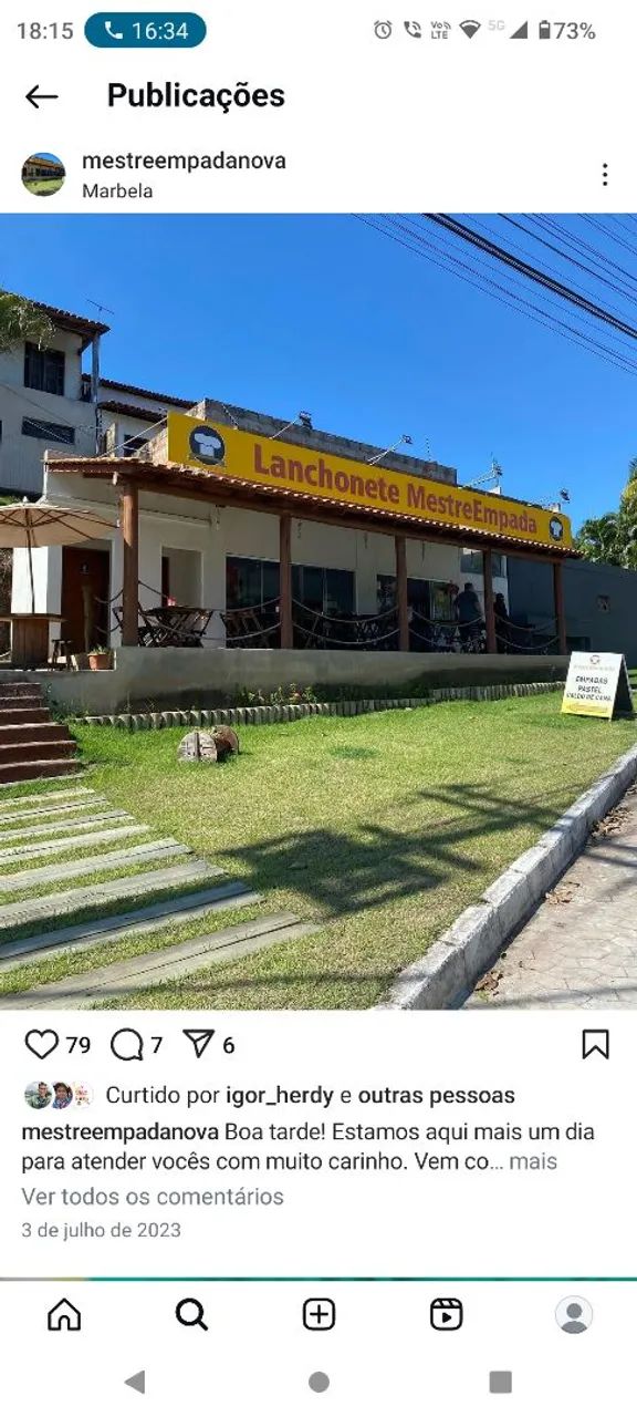 Passo ponto comercial 