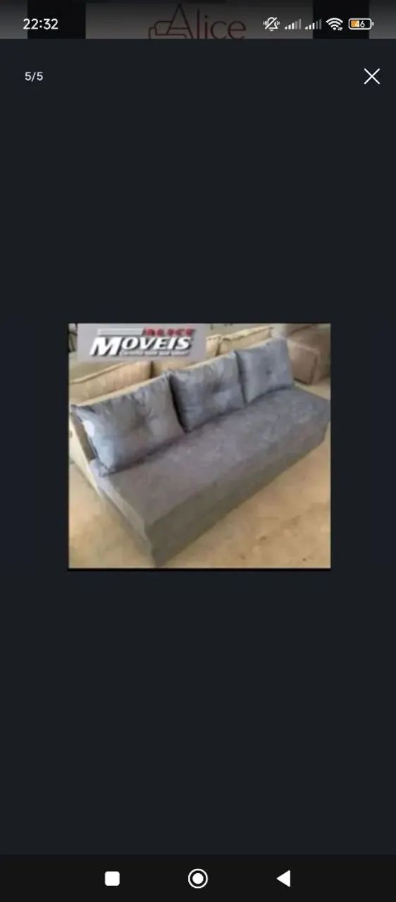 PROMOÇÃO SOFA BICAMA COM ENCOSTO  - Foto 4