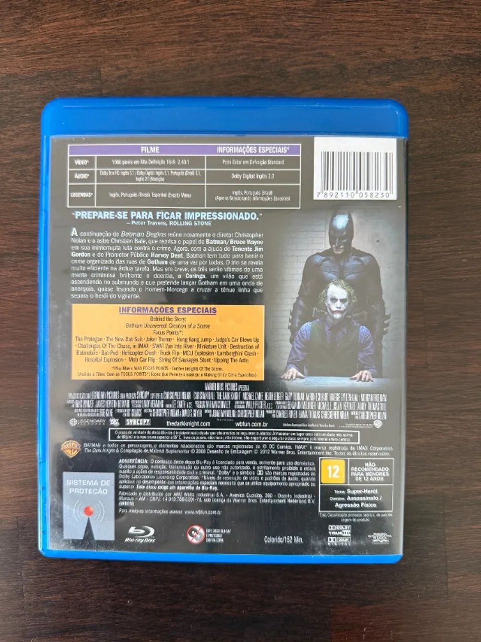Mídia Blu-ray - Batman O Cavaleiro das Trevas - Foto 3