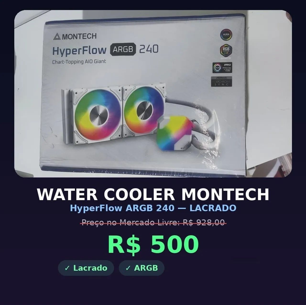 Water Cooler Montech HyperFlow