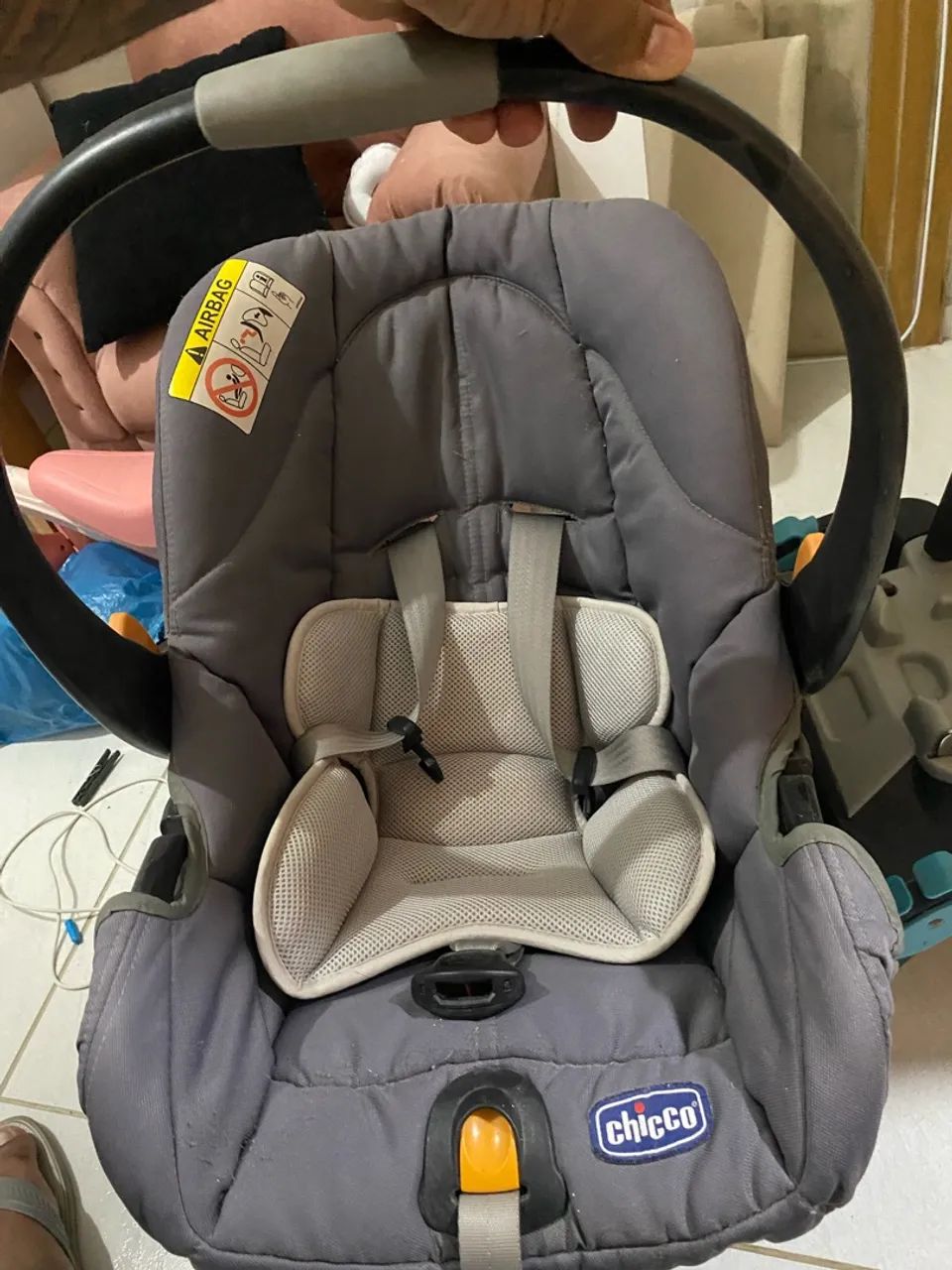 Bebê conforto com base  - Foto 4