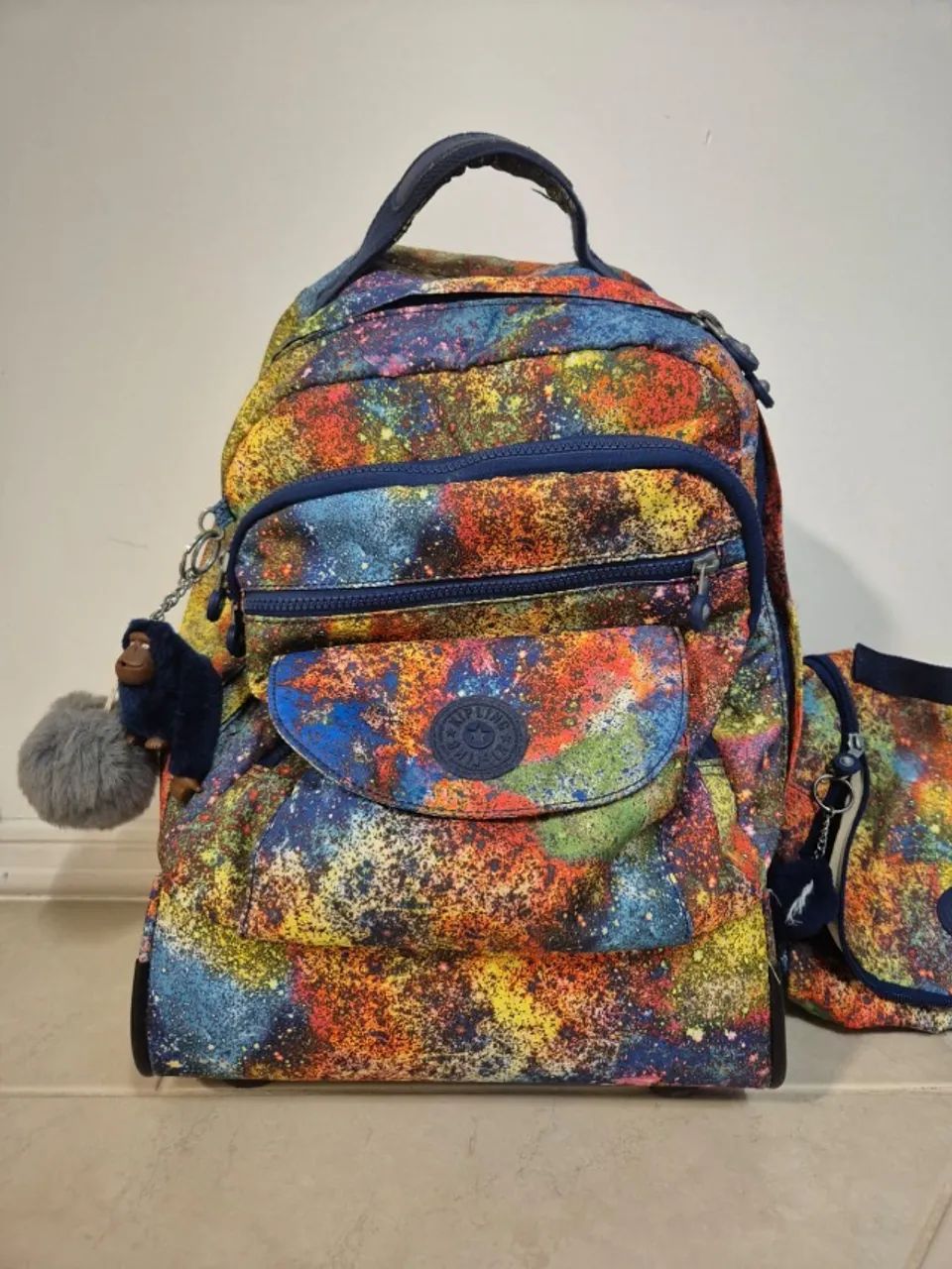 Mochila de rodinhas Kipling + Lancheira Kipling - Foto 2