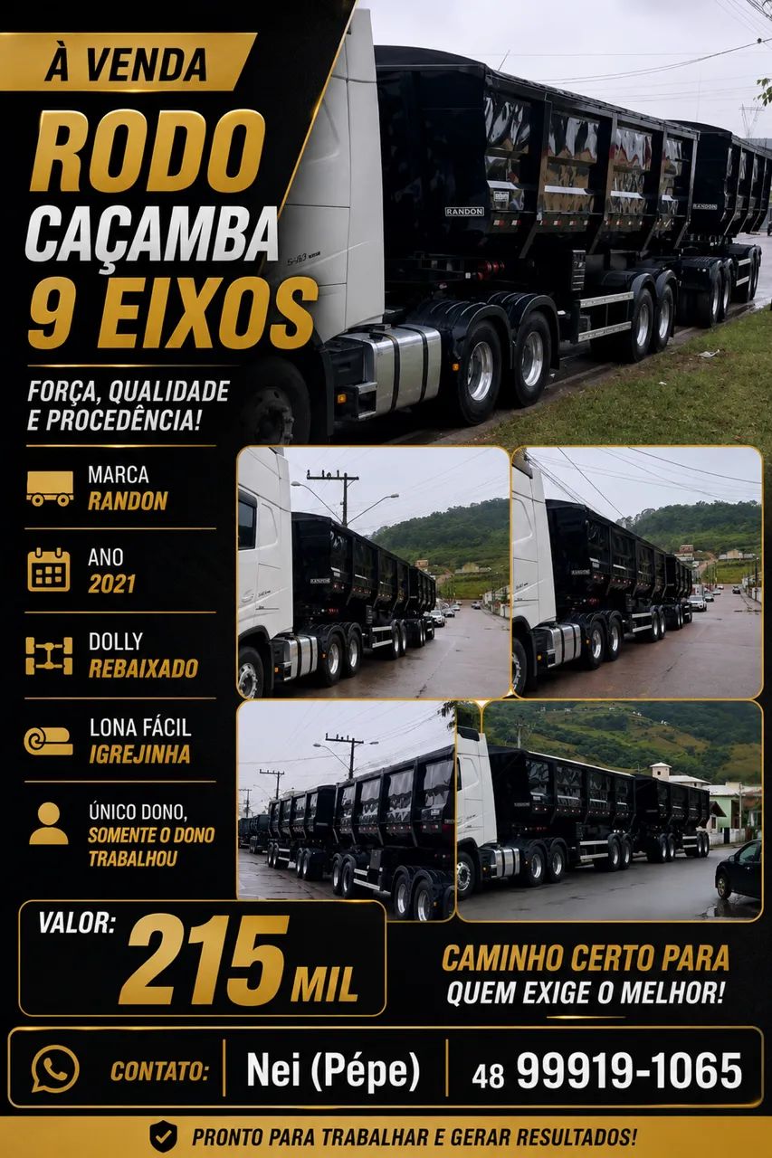 Rodo caçamba Randon