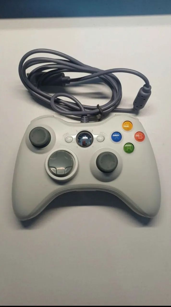 Controle Xbox 360 com fio USB - Foto 2