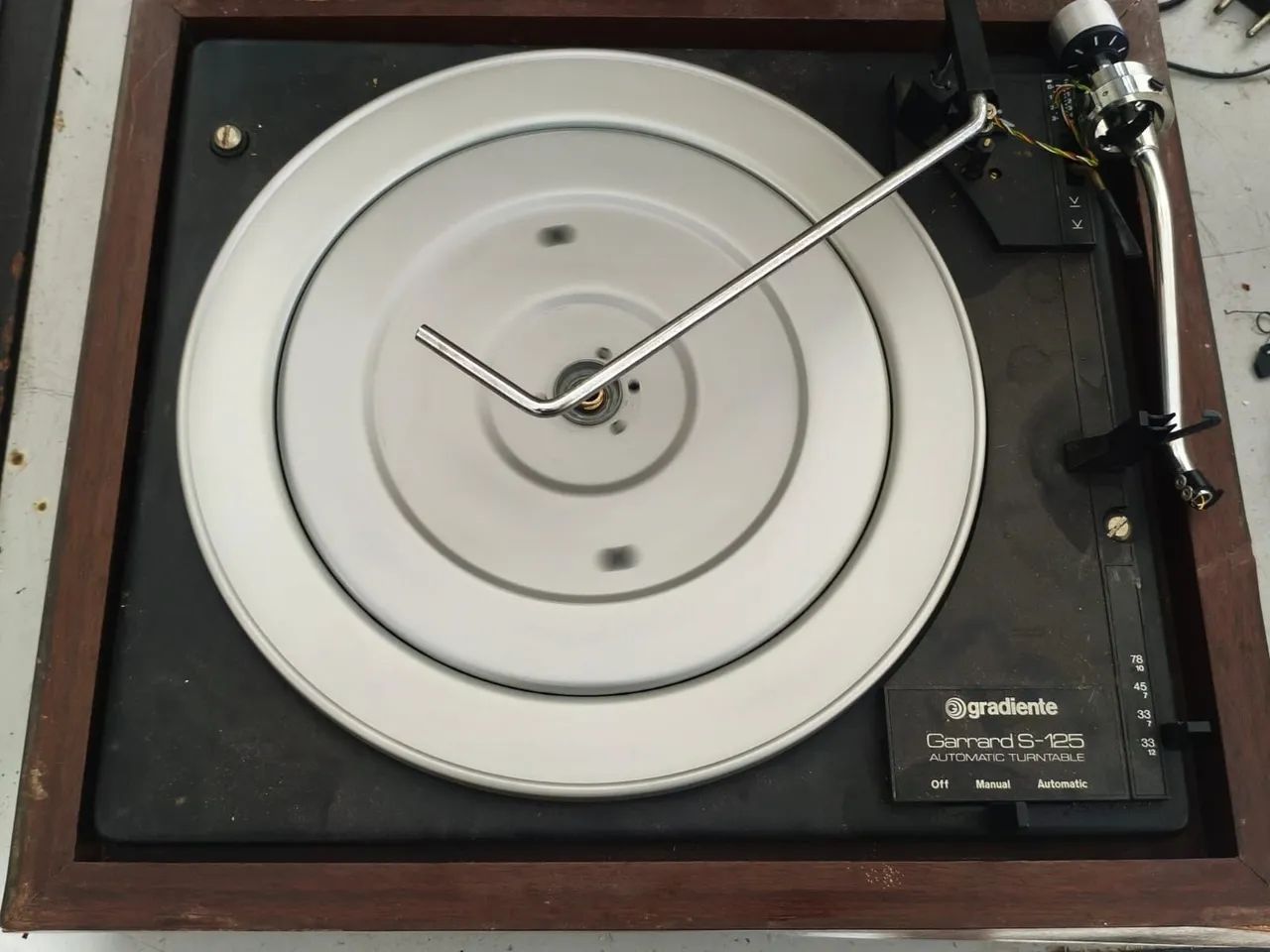 Toca disco garrard s125. Venda de peças. 