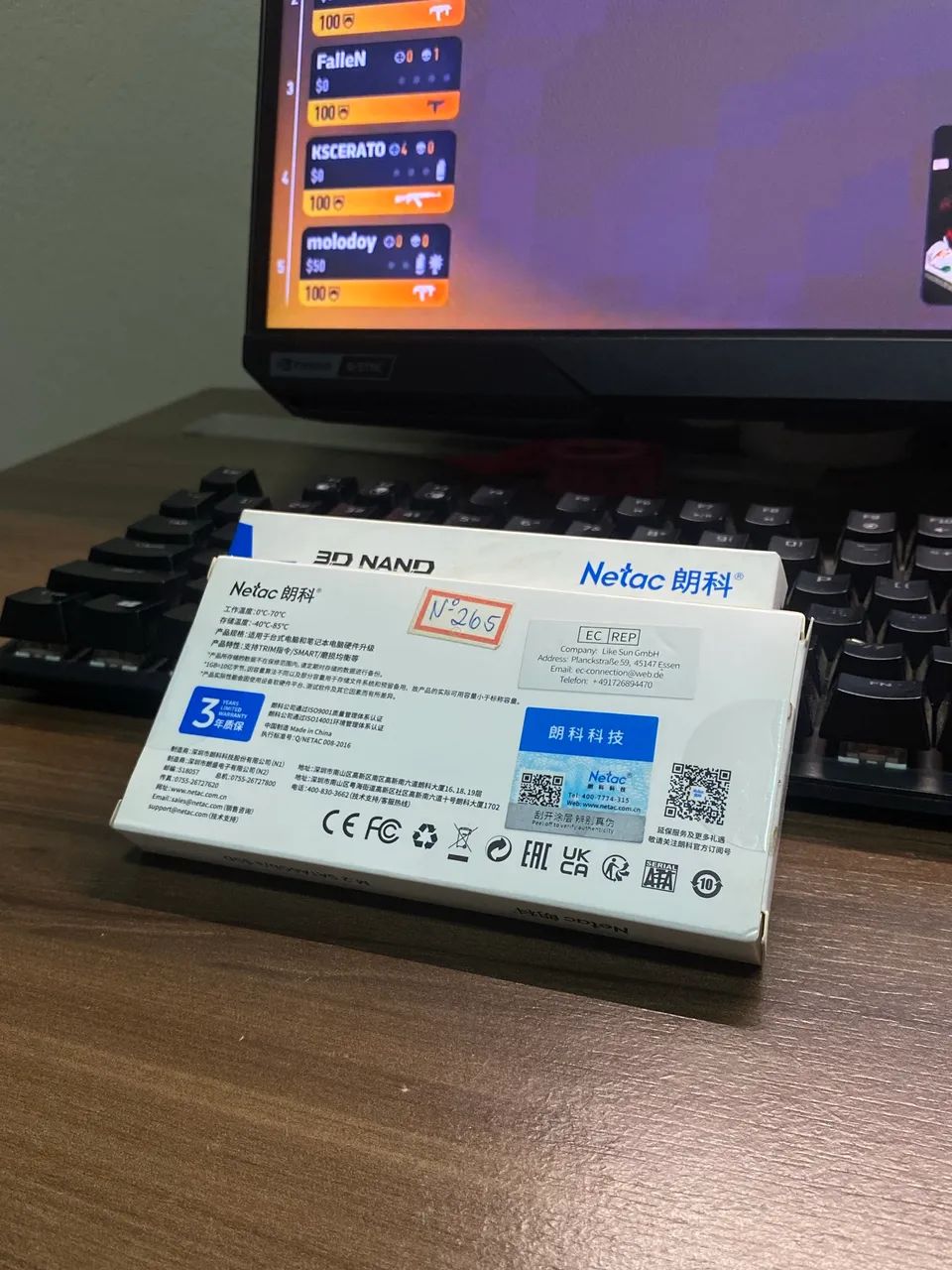 Vende-se SSD M2 Sata de 240gb da Netac - Foto 3