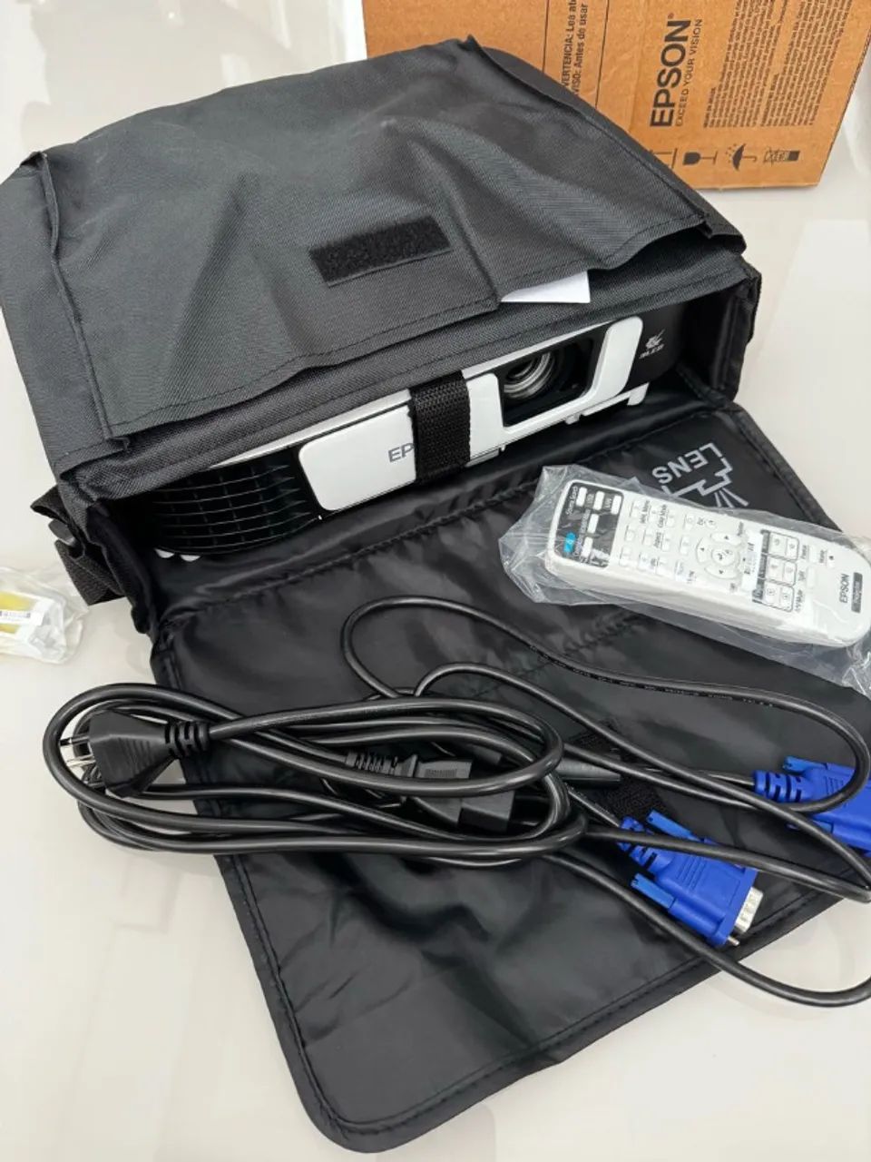 Projetor Epson PowerLite S41+ com Adptador Wireles - Foto 5