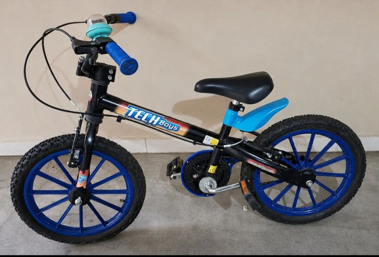Bicicleta aro 16 infantil techboys 