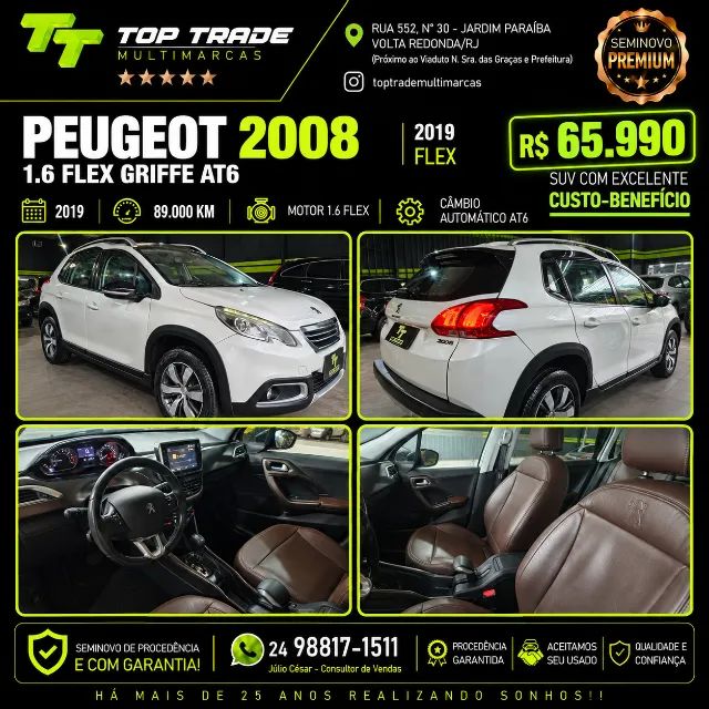 Peugeot 2008 GRIFFE 1.6 16V 2019