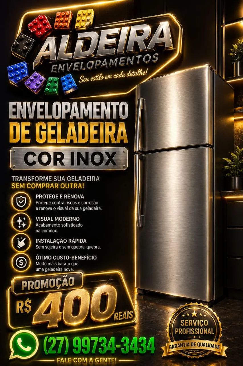 Envelopamento de Geladeira 
